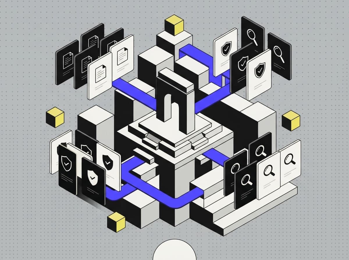 Isometric architectural model of audit ready compliance systems