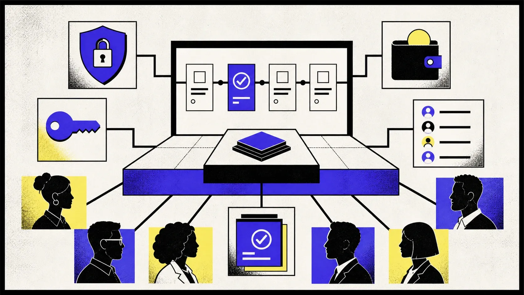 A shared Grep workspace connects team members, workflows, access controls, and billing